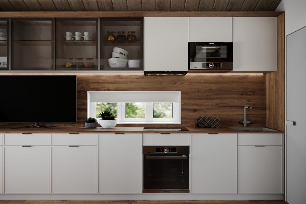 Eco-luxury sustainable kitchen